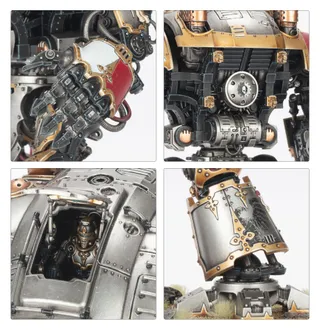 Muestra la gama Space Wolves y no Knight Preceptor en particular — la misma imagen representa a 2 unidades de este ejército.