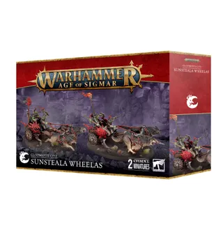 Zeigt die Reihe Gloomspite Gitz und nicht Sunsteala Wheelas (Scourge of Aqshy) im Besonderen — dasselbe Bild steht für 2 Einheiten dieser Armee.