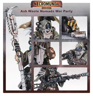 Shows the Ash Waste Nomads range rather than Waster in particular — the same picture stands for 4 units of this army.
