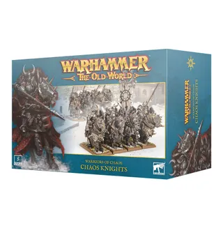 Muestra la gama Warriors of Chaos y no Chaos Knights en particular — la misma imagen representa a 2 unidades de este ejército.