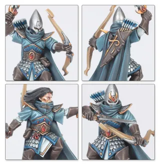 Zeigt die Reihe High Elf Realms - Chracian Warhost und nicht Storm Weavers im Besonderen — dasselbe Bild steht für 5 Einheiten dieser Armee.