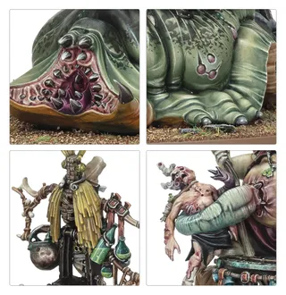 Muestra la gama Maggotkin of Nurgle y no Festus the Leechlord en particular — la misma imagen representa a 2 unidades de este ejército.