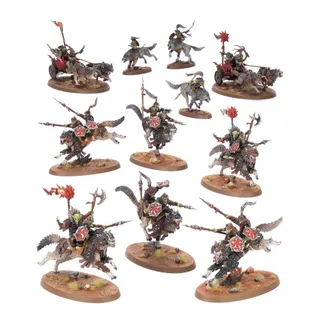 Zeigt die Reihe Gloomspite Gitz und nicht Grinkrak's Looncourt im Besonderen — dasselbe Bild steht für 4 Einheiten dieser Armee.