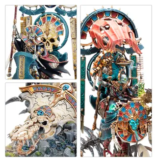 Shows the Tomb Kings of Khemri - Mortuary Cult range rather than Skeleton Skirmishers in particular — the same picture stands for 2 units of this army.