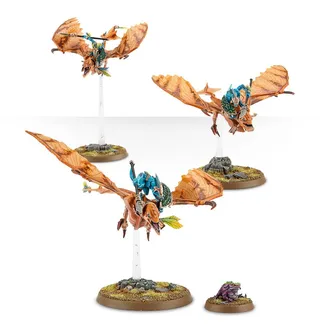 Zeigt die Reihe Lizardmen und nicht Cold One Riders im Besonderen — dasselbe Bild steht für 2 Einheiten dieser Armee.