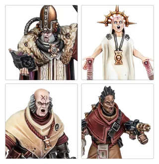 Pokazuje serię Agents of the Imperium, a nie konkretnie Aquila Kill Team — to samo zdjęcie reprezentuje 2 jednostki tej armii.