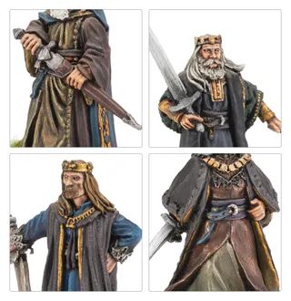 Pokazuje serię Minas Tirith, a nie konkretnie Aragorn, King Elessar — to samo zdjęcie reprezentuje 2 jednostki tej armii.