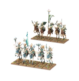 Показує серію Wood Elf Realms - Orion's Wild Hunt, а не саме Deepwood Scouts — те саме зображення представляє 6 підрозділів цієї армії.