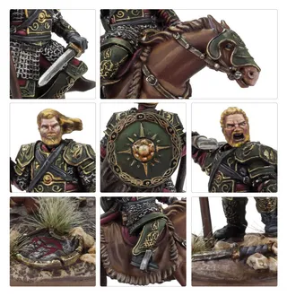 Zeigt die Reihe Rohan und nicht Elfhelm, Captain of Rohan im Besonderen — dasselbe Bild steht für 3 Einheiten dieser Armee.