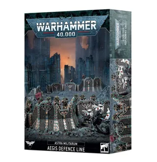 Показує серію Genestealer Cults, а не саме Aegis Defence Line — те саме зображення представляє 2 підрозділи цієї армії.