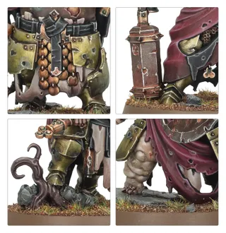 Muestra la gama Maggotkin of Nurgle y no Putrid Blightkings en particular — la misma imagen representa a 2 unidades de este ejército.