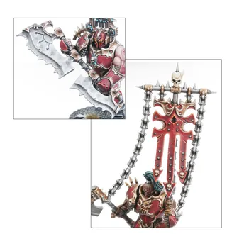 Zeigt die Reihe Blades of Khorne und nicht Blood Warriors im Besonderen — dasselbe Bild steht für 2 Einheiten dieser Armee.