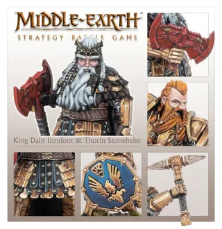 Показує серію Erebor Reclaimed, а не саме Dáin Ironfoot, King Under the Mountain — те саме зображення представляє 2 підрозділи цієї армії.