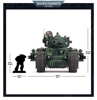 Foto de referencia de Rogal Dorn Battle Tank