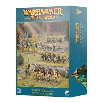 Zeigt die Reihe Wood Elf Realms und nicht Shadowdancers im Besonderen — dasselbe Bild steht für 4 Einheiten dieser Armee.