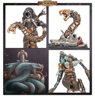 Показує серію House Delaque, а не саме Delaque Underhive Crew — те саме зображення представляє 3 підрозділи цієї армії.