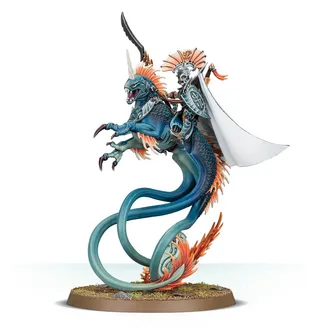 Показує серію Idoneth Deepkin, а не саме Volturnos, High King of the Deep — те саме зображення представляє 2 підрозділи цієї армії.