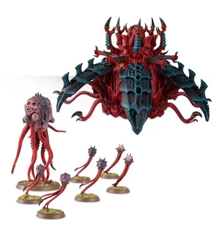 Pokazuje serię Tyranids, a nie konkretnie Spore Mines — to samo zdjęcie reprezentuje 5 jednostek tej armii.