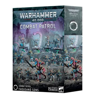 Zeigt die Reihe Thousand Sons und nicht Daemonic Herald [Crucible] im Besonderen — dasselbe Bild steht für 7 Einheiten dieser Armee.