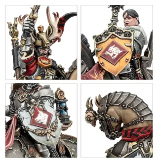 Muestra la gama Cities of Sigmar y no Freeguild Cavaliers en particular — la misma imagen representa a 2 unidades de este ejército.
