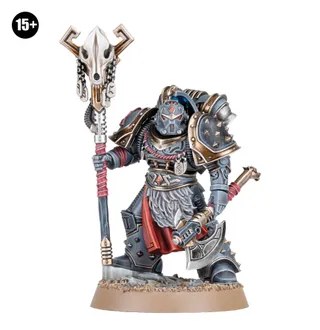 Muestra la gama Space Wolves (VI) y no Caster Of Runes In Terminator Armour en particular — la misma imagen representa a 4 unidades de este ejército.