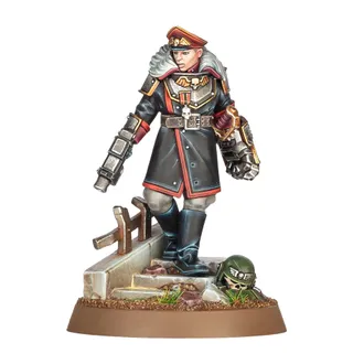 Muestra la gama Astra Militarum y no Commissar Graves en particular — la misma imagen representa a 2 unidades de este ejército.