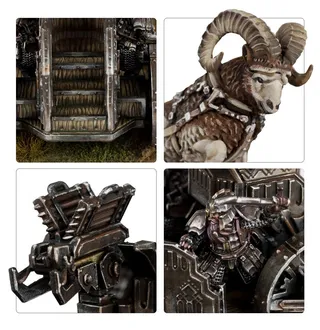 Shows the The Iron Hills range rather than Iron Hills Chariot Captain in particular — the same picture stands for 2 units of this army.
