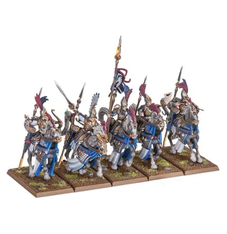 Zeigt die Reihe High Elf Realms - Chracian Warhost und nicht Storm Weavers im Besonderen — dasselbe Bild steht für 5 Einheiten dieser Armee.