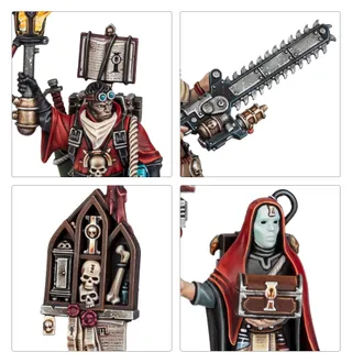 Pokazuje serię Agents of the Imperium, a nie konkretnie Aquila Kill Team — to samo zdjęcie reprezentuje 2 jednostki tej armii.