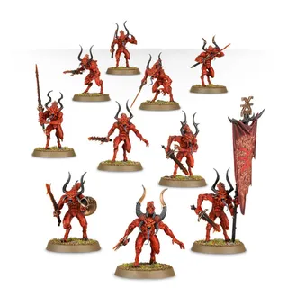Zeigt die Reihe Blades of Khorne und nicht Bloodletters im Besonderen — dasselbe Bild steht für 2 Einheiten dieser Armee.