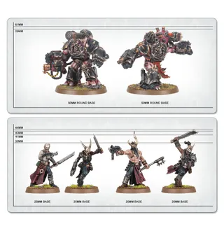 Muestra la gama Chaos Space Marines y no Sorcerous Champion [Crucible] en particular — la misma imagen representa a 2 unidades de este ejército.