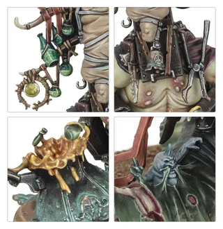 Muestra la gama Maggotkin of Nurgle y no Festus the Leechlord en particular — la misma imagen representa a 2 unidades de este ejército.
