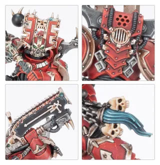 Muestra la gama World Eaters y no Daemonic Charioteer [Crucible] en particular — la misma imagen representa a 6 unidades de este ejército.