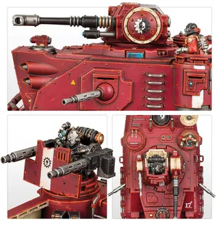 Показує серію Adeptus Mechanicus, а не саме Skorpius Dunerider — те саме зображення представляє 2 підрозділи цієї армії.