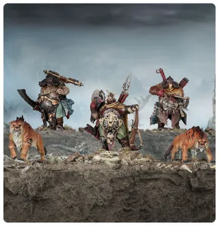 Hunters with Sabrefangs reference photo