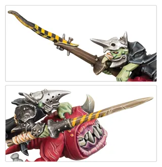 Muestra la gama Gloomspite Gitz y no Boingrot Bounderz en particular — la misma imagen representa a 2 unidades de este ejército.