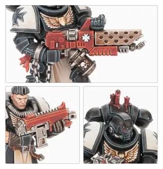 Shows the Black Templars range rather than Suppressor Squad in particular — the same picture stands for 2 units of this army.