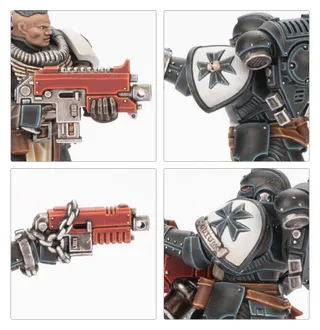 Shows the Black Templars range rather than Suppressor Squad in particular — the same picture stands for 2 units of this army.