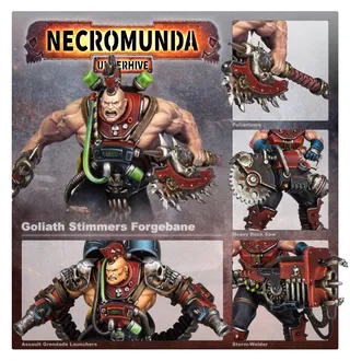 Pokazuje serię House Goliath, a nie konkretnie Goliath Stimmer — to samo zdjęcie reprezentuje 2 jednostki tej armii.