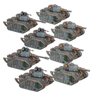 Shows the Solar Auxilia range rather than Leman Russ Vanquisher Squadron in particular — the same picture stands for 2 units of this army.