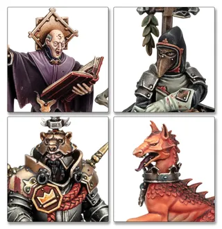 Muestra la gama Cities of Sigmar y no Black Guard en particular — la misma imagen representa a 8 unidades de este ejército.