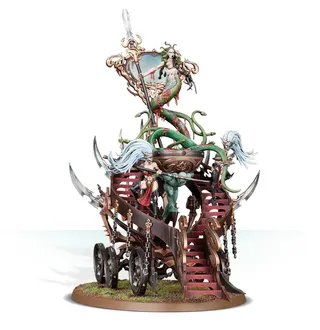 Zeigt die Reihe Daughters of Khaine und nicht Bloodwrack Shrine im Besonderen — dasselbe Bild steht für 3 Einheiten dieser Armee.