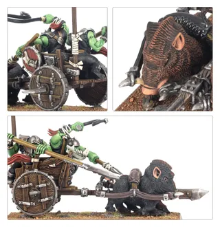 Zdjęcie referencyjne Orc Boar Chariots