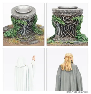 Muestra la gama Lothlorien y no Galadriel en particular — la misma imagen representa a 2 unidades de este ejército.