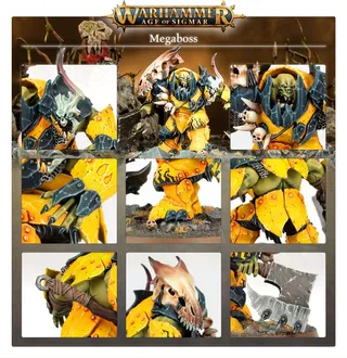 Shows the Ironjawz range rather than Megaboss (Scourge of Aqshy) in particular — the same picture stands for 2 units of this army.
