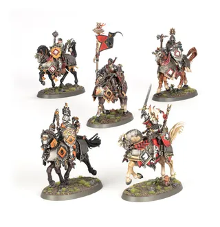 Muestra la gama Cities of Sigmar y no Freeguild Cavaliers en particular — la misma imagen representa a 2 unidades de este ejército.