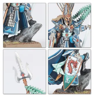 Zeigt die Reihe High Elf Realms - Chracian Warhost und nicht Storm Weavers im Besonderen — dasselbe Bild steht für 5 Einheiten dieser Armee.