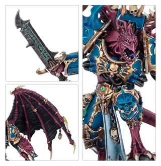 Zeigt die Reihe Thousand Sons und nicht Daemonic Herald [Crucible] im Besonderen — dasselbe Bild steht für 7 Einheiten dieser Armee.