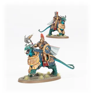 Zeigt die Reihe Stormcast Eternals und nicht Dracothian Guard Desolators im Besonderen — dasselbe Bild steht für 2 Einheiten dieser Armee.