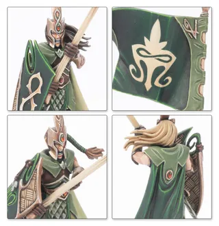 Zeigt die Reihe Wood Elf Realms und nicht Shadowdancers im Besonderen — dasselbe Bild steht für 4 Einheiten dieser Armee.
